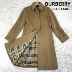 美品 バーバリーブルーレーベル チェスターコート 2025年最新】BURBERRY BLUE LABEL レディース チェスターコート