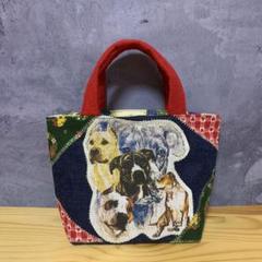 クリスマス／お菓子バッグ／プレゼント／プレゼントバッグ／ミニトートバッグ