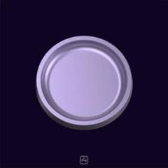 RAMA WORKS GMK Lavender Round Tray