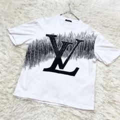 【人気モデル】ルイヴィトン モノグラム 総柄 Tシャツ ホワイト S 即売品 LOUIS VUITTON】ルイヴィトン『チャップマンブラザーズ