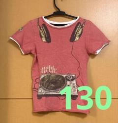 ストンプスタンプ　130 半袖Tシャツ　だまし絵　重ね着風　男の子