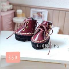 厚底ショートブーツ No.659 エナメル ブライス　イーマリー　リカちゃん