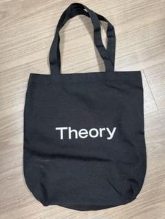 Theory エコバッグ 黒 キャンバス Theory エコバッグ 黒 キャンバス
