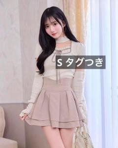 ミシェルマカロン くすみピンク S S ミシェルマカロン 美脚スカート くすみピンク インナーパンツ
