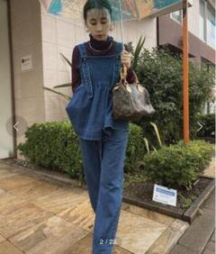 アメリヴィンテージ　ameri vintage 4WAYデニムセットアップ Ameri VINTAGE - 【新品タグ付き】Ameri VINTAGEデニム