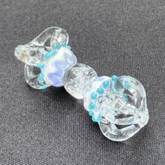 XODAS ペンダント　ボロシリケイトガラス　Vajra バジュラ　ダイクロ　白