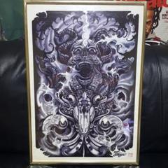 有名刺青師 絵画 額付き TATTOO LOWRIDER