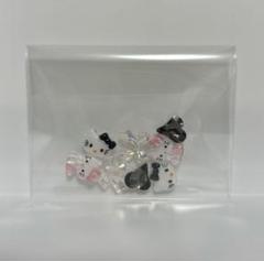 【ぽ。様専用】ハローキティ ネイルパーツ 黒 薄ピンクのサムネイル