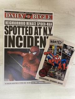 USJ スパイダーマン 新聞 非売品 スパイダーマン 新聞 非売品 USJエクスプレスパス限定「デイリー