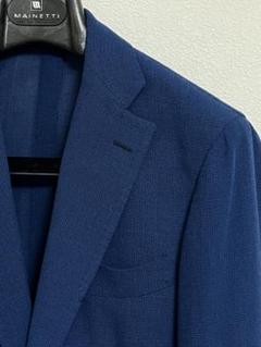 ほぼ未使用 RING JACKET NAPOLI ノヴェピエゲ シルク ネイビー