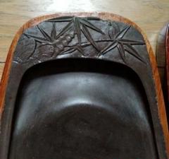 中国古美術品 葡萄栗鼠彫硯 - メルカリ