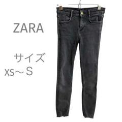 ZARA ザラブラックスキニーデニム EUR 34 Ｓサイズ