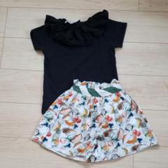 海外インポート×Tシャツ&キュロット 4 100cm
