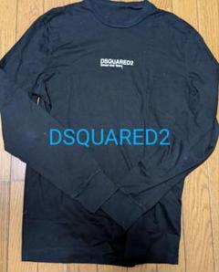 美品　DSQUARED2 ブラック 長袖カットソー 美品 DSQUARED2 ブラック 長袖カットソー ロンT XLサイズ - メルカリ