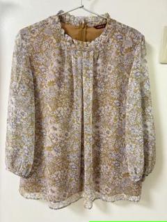 AMACA アマカ　リバティブラウス　ブラウン　極美品 ガーデンクラフトプルオーバーブラウス(トップス)｜AMACA(アマカ