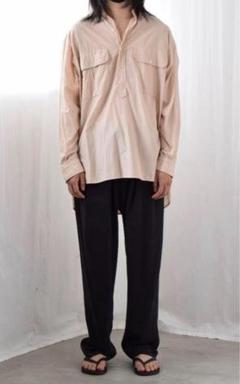試着のみ 18ss サイズ1 コモリシャツ PINK STRIPE　限定 COMOLI / コモリ | コモリシャツ - Pink Stripe | 通販 - 正規