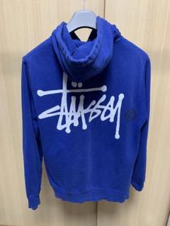 2025年最新】stussy パーカーブルーの人気アイテム - メルカリ