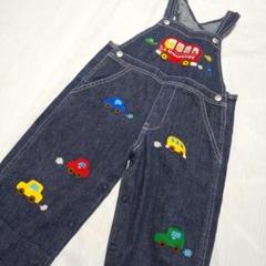 ミキハウスオーバーオール90美品
