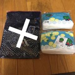すだちくんポーチと藍染巾着袋3点セット