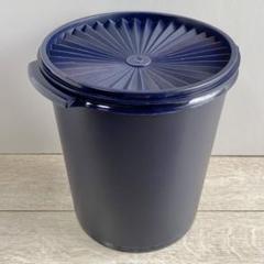 タッパーウェアTupperware マキシデコレーター 保存容器ネイビー １個 タッパーウェアTupperware マキシデコレーター 保存容器ネイビー