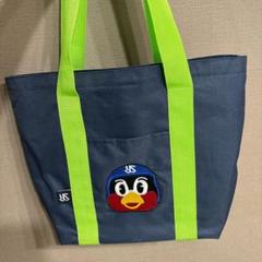 つば九郎トートバッグ ネイビー✖️グリーン