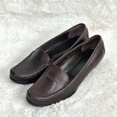 キタムラ ネイビー スエード ローファー 23.5㎝