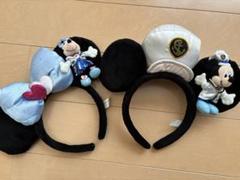 ディズニー　カチューシャ　ミニー　ミッキー　5周年　2つ　レア　廃盤　美品 ディズニー カチューシャ ミニー ミッキー 5周年 2つ レア 廃盤
