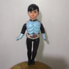 希少　当時物　初代　仮面ライダー　旧1号　ソフビ　昭和初期前期制作品 石森プロ 希少 当時物 初代 仮面ライダー 旧1号 ソフビ 昭和初期前期制