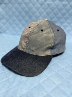 LDENIM デニム繋ぎ合わせ　1点もの　キャップ　59cm サイズ調整可能
