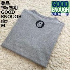 美品 90s初期タグ goodenough グラムロゴTシャツ M グレー 裏原のサムネイル