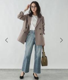 グローバルワーク 吉高由里子さん着用 お手入れラクラクセットアップ ジレ ベスト オテラク EASY CARE CLOTHES 2024秋 女優・吉高由里子が着る