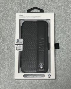 【超レア】箱付き BMW iPhone 13/14用 手帳型本革ケース