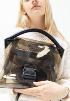 zucca バックル　ショルダーバッグ　カゴ ZUCCa(ズッカ) / ショルダーバッグ/レザー/BLK/無地/2020SSmodel