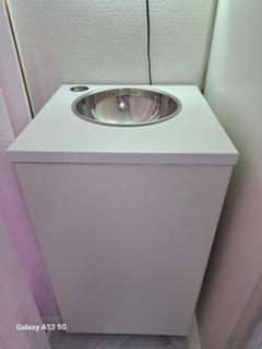 移動式簡易スピットン　洗面台 移動式 うがい台 センサー式 ◇ ISPT-100 工事不要 無配管