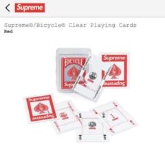 Supreme Bicycle Clear Playing Cards トランプ