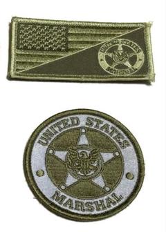 デフコン製　マーシャル　パッチ　レプリカ(US Marshal / LE装備) WARRIORS-blog.:WARRIORS-2122「FBI、U.S.MARSHL レプリカバッジ