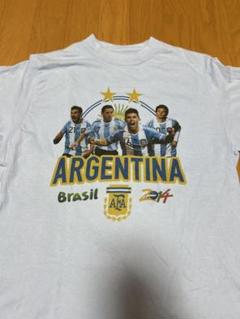 アルゼンチン代表 メッシ　古着Tシャツ 2014年　W杯のサムネイル