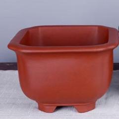 素麺四角鉢 中国宜興 紫砂の鉢 盆栽鉢 植木鉢 小品盆栽鉢 大品盆栽鉢 紫砂鉢 正方形鉢 中国宜興 盆栽鉢 植木鉢 小品盆栽鉢 大品盆栽鉢