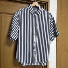 長袖ストライプシャツ(M ネイビー): トップス｜Right-on公式