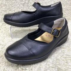 BT1602【極美品】アキレスソルボ ストラップパンプス レザー 24.0 BT1602【極美品】アキレスソルボ ストラップパンプス レザー 24.0