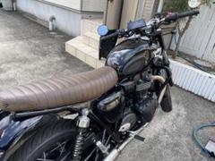 トライアンフ ボンネビル シート ブリティッシュカスタム ハンドルライザー付き m60301014768_1.jpg?1730024088