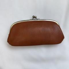 美品　Dakota ダコタ　長財布　がま口　ブラウン　茶 Dakota がま口長財布 ボックス型小銭入れ ギャルソン ダコタ