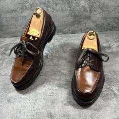 美品【ブルックスブラザーズ】（US8 1/2）デッキシューズ ブラウン レザー 美品【ブルックスブラザーズ】（US8 1/2）デッキシューズ