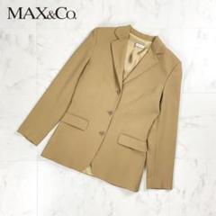 美品 MAX&Co. テーラードジャケット キャメル サイズ40*BD1129