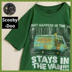 スクービードゥー海外アニメキャラクターTシャツtシャツビッグロゴTEE雰囲気古着