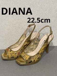 【値下げ不可】DIANA 絵画シリーズ　レース　ミュールサンダル　L DIANA 大好評の絵画シリーズ！夏にぴったりのミュールタイプ