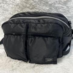 【極美品】PORTER タンカー 2way ウエストバッグ ナイロン ブラック