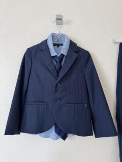 TOMMY HILFIGER - TOMMY HILFIGER ネイビー スーツ 110cmの通販