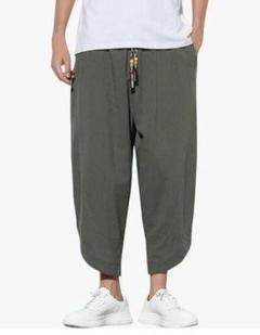オリーブグリーン サルエルパンツ サルエルパンツ オリーブグリーン サルエルパンツ XL カーキ