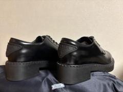 新品 PRADA プラダ レースアップオックスフォード レザー ダービーシューズ